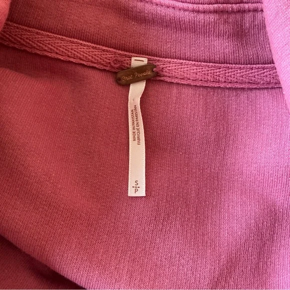 Free People | Pink Ruby Oversized Shirt Jacket size Small - Picture 10 of 15